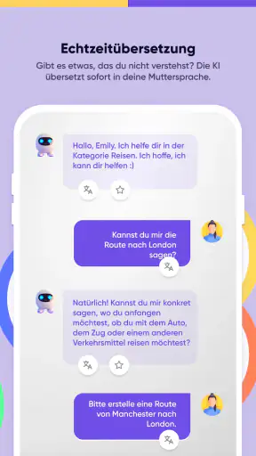 Sprachen lernen per Chat screenshot
