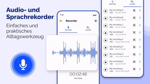Sprachrekorder - Sprachmemos screenshot