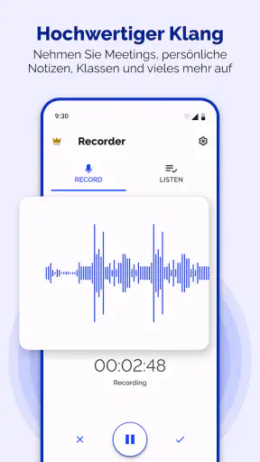 Sprachrekorder - Sprachmemos screenshot