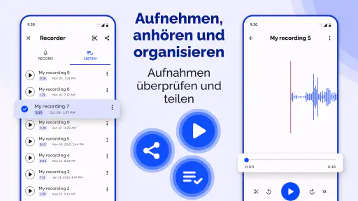 Sprachrekorder - Sprachmemos screenshot