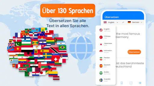 Sprachübersetzungs-App screenshot