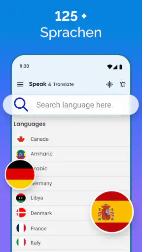 Sprechen und übersetzen screenshot