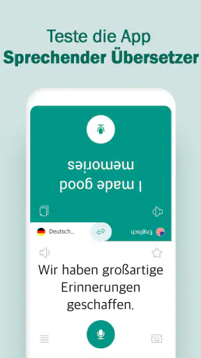 Sprechender Übersetzer screenshot