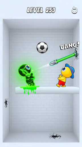 Spring Spear: Aim & Snap screenshot