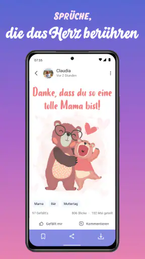 Sprüche App: Zitate & Bilder screenshot