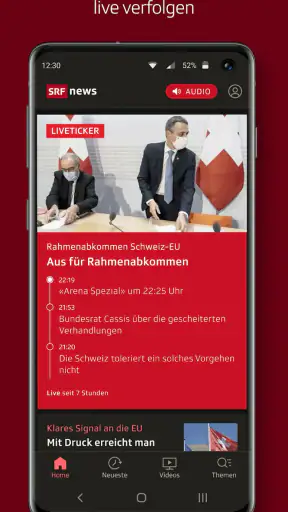 SRF News - Nachrichten screenshot