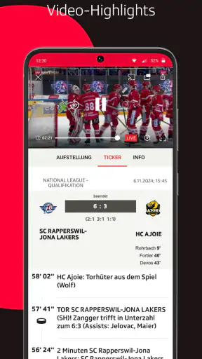 SRF Sport - Live Sport screenshot