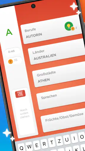 Stadt Land Fluss - Wörterspiel screenshot