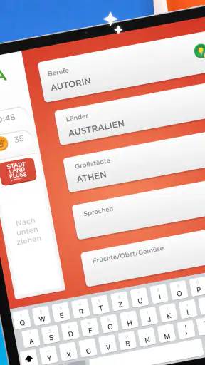 Stadt Land Fluss - Wörterspiel screenshot