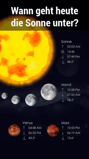 Star Walk 2: Sternenhimmel App screenshot