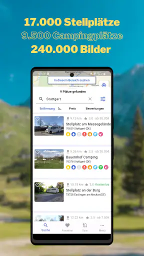 Stellplatz-Radar von promobil screenshot