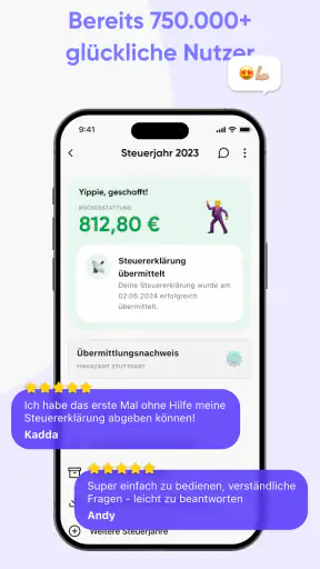 Steuerbot: Steuererklärung App screenshot
