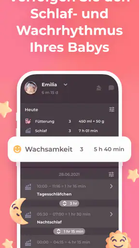 Stillen Tracker & Babytagebuch screenshot