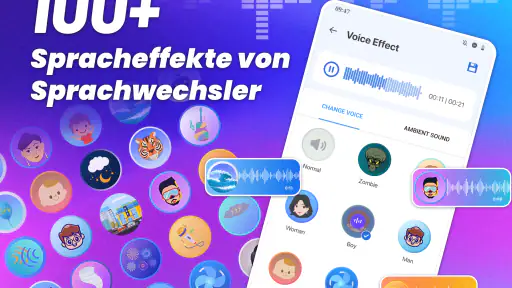 Stimmenverzerrer -Soundeffekte screenshot