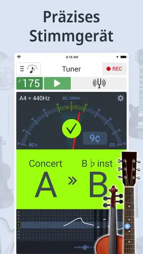 Stimmgerät & Metronom screenshot