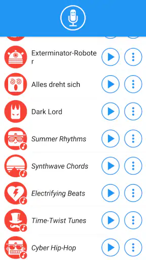 Stimmwandler mit Effekten screenshot