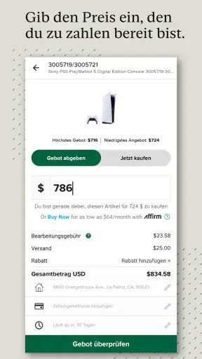 StockX – Sneaker & mehr screenshot