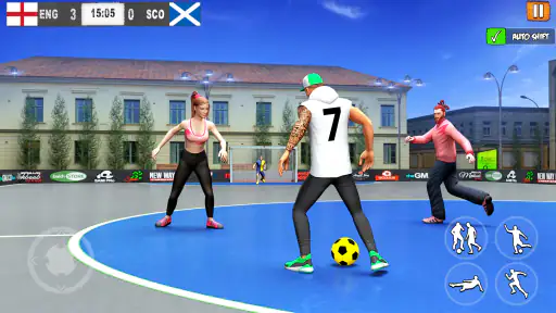 Straßenfußball: Futsalspiele screenshot