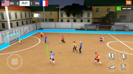 Straßenfußball: Futsalspiele screenshot