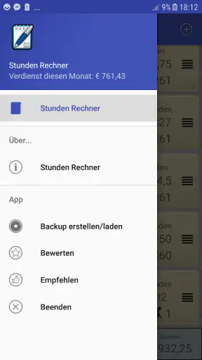 Stundenrechner Pro screenshot