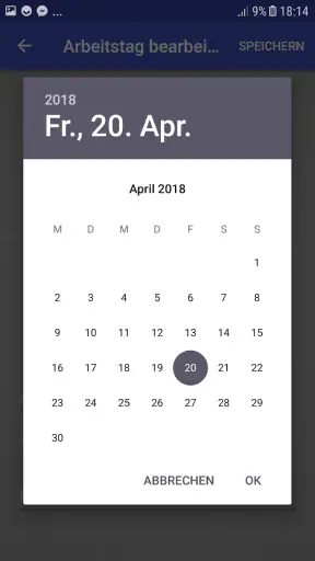 Stundenrechner Pro screenshot