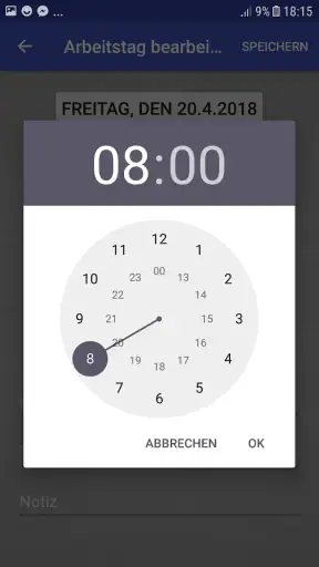 Stundenrechner Pro screenshot