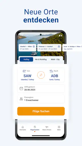 SunExpress Airlines screenshot