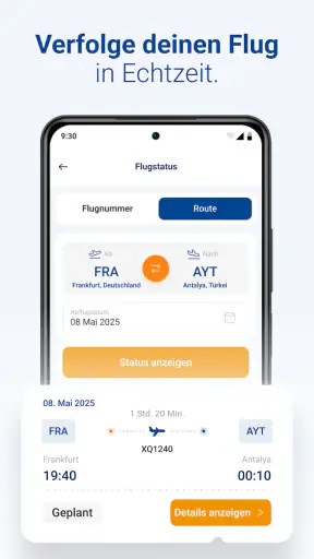 SunExpress Airlines screenshot