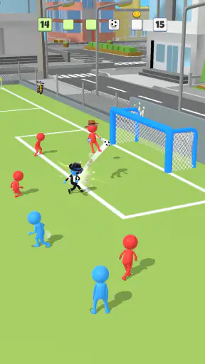Super Goal -Strichmann Fußball screenshot