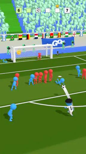 Super Goal -Strichmann Fußball screenshot