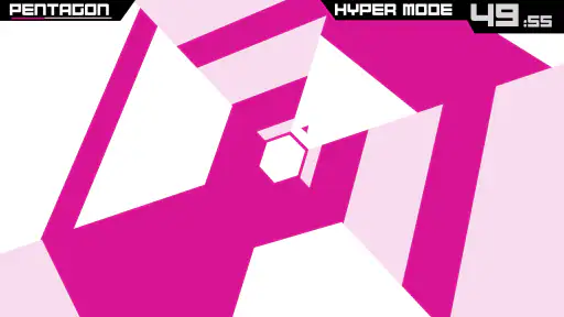 Super Hexagon screenshot