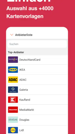 SuperCards: Kundenkarten App screenshot