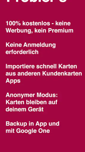 SuperCards: Kundenkarten App screenshot
