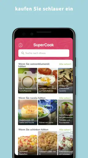 Supercook-Rezeptgenerator screenshot