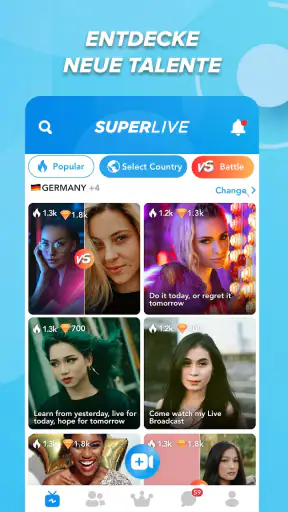 SuperLive- Live Stream & Chat screenshot