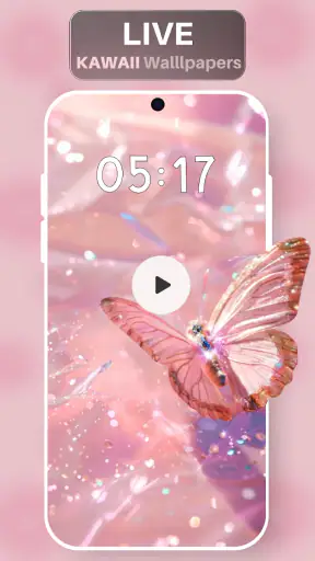 Süße Kawaii Hintergrundbildern screenshot
