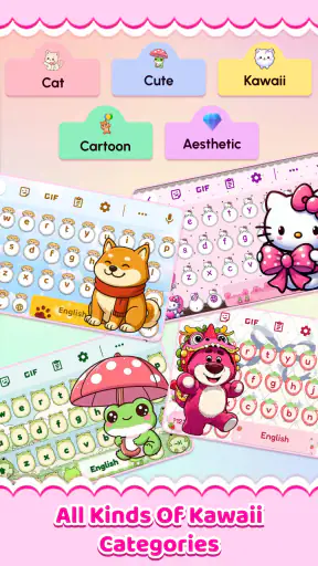 Süße Tastatur & Schriftarten screenshot