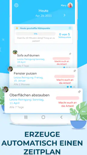 Sweepy: Dein Putzplan screenshot