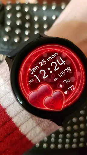 Sweet Hearts Watch Face screenshot