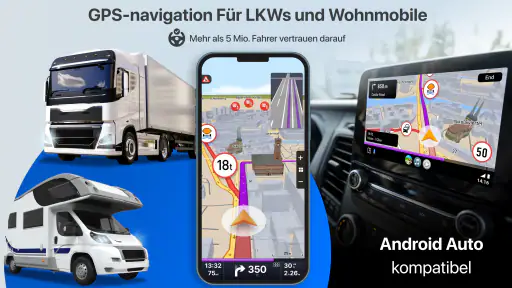 Sygic LKW Wohnmobil Navigation screenshot