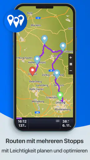 Sygic LKW Wohnmobil Navigation screenshot