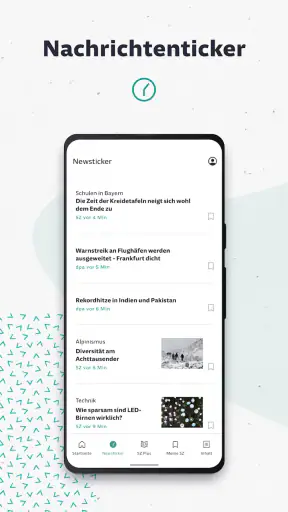SZ Nachrichten screenshot