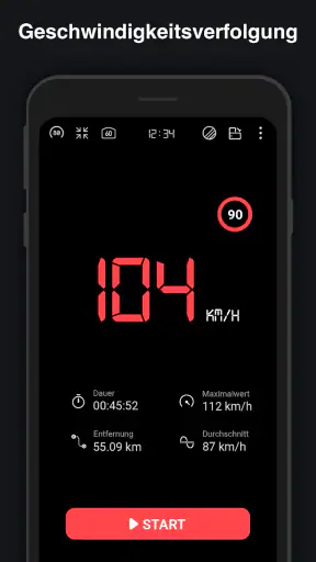 Tachometer: Entfernungsmesser screenshot