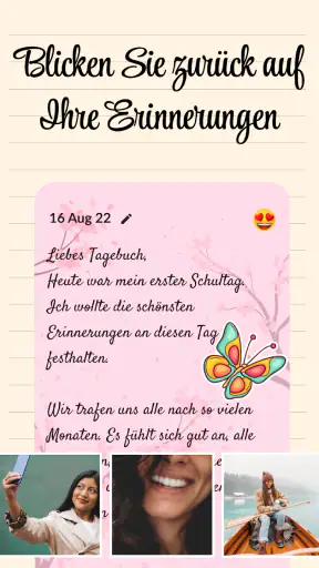 Tagebuch mit Passwort, Notizen screenshot