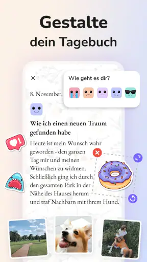 Tagebuch - Tägliche Gedanken screenshot