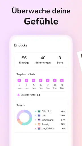 Tagebuch - Tägliche Gedanken screenshot