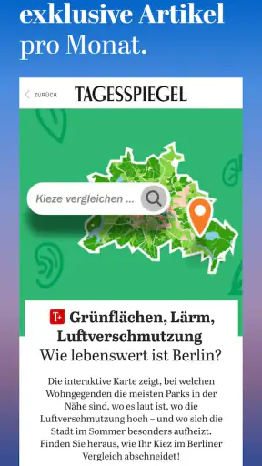 Tagesspiegel - Nachrichten screenshot