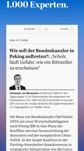 Tagesspiegel - Nachrichten screenshot