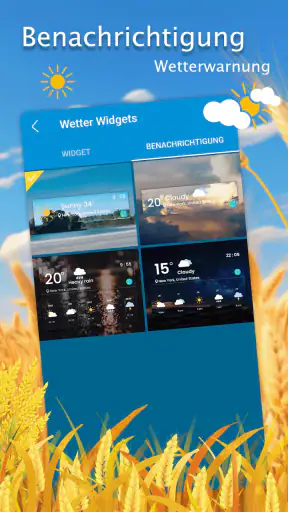 Tägliche Wettervorhersage screenshot