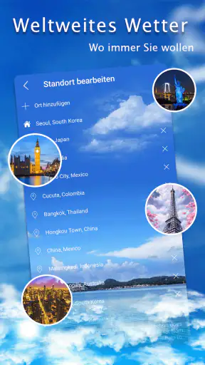 Tägliche Wettervorhersage screenshot